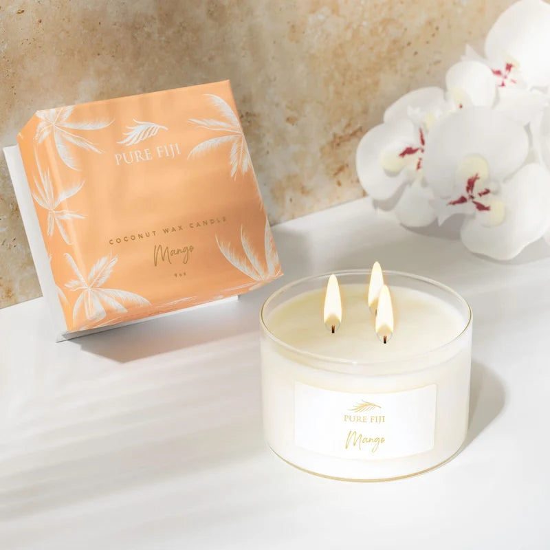 Pure Fiji Coconut Wax Candle - Mango