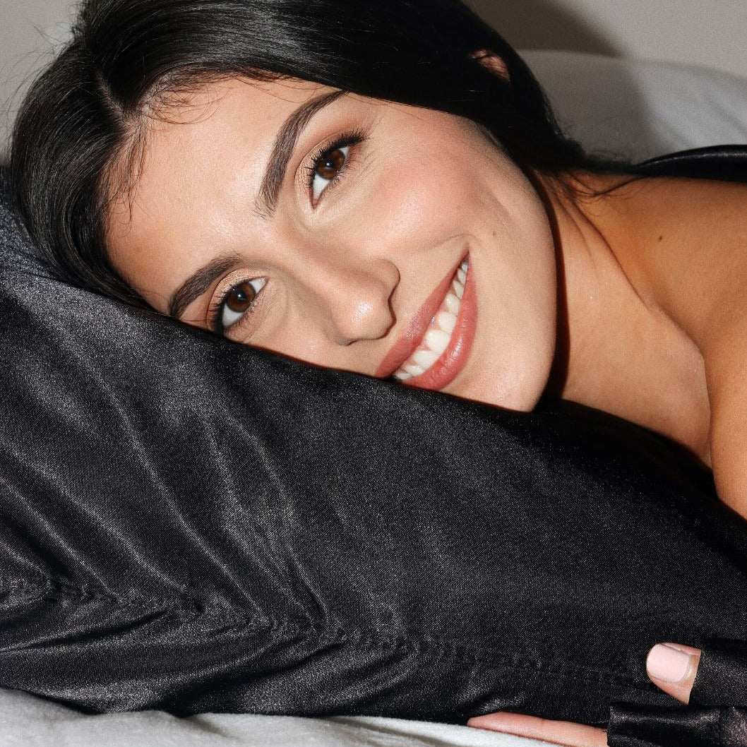 Vani-T Bed Head- Beauty Pillowcases (pair) - Midnight