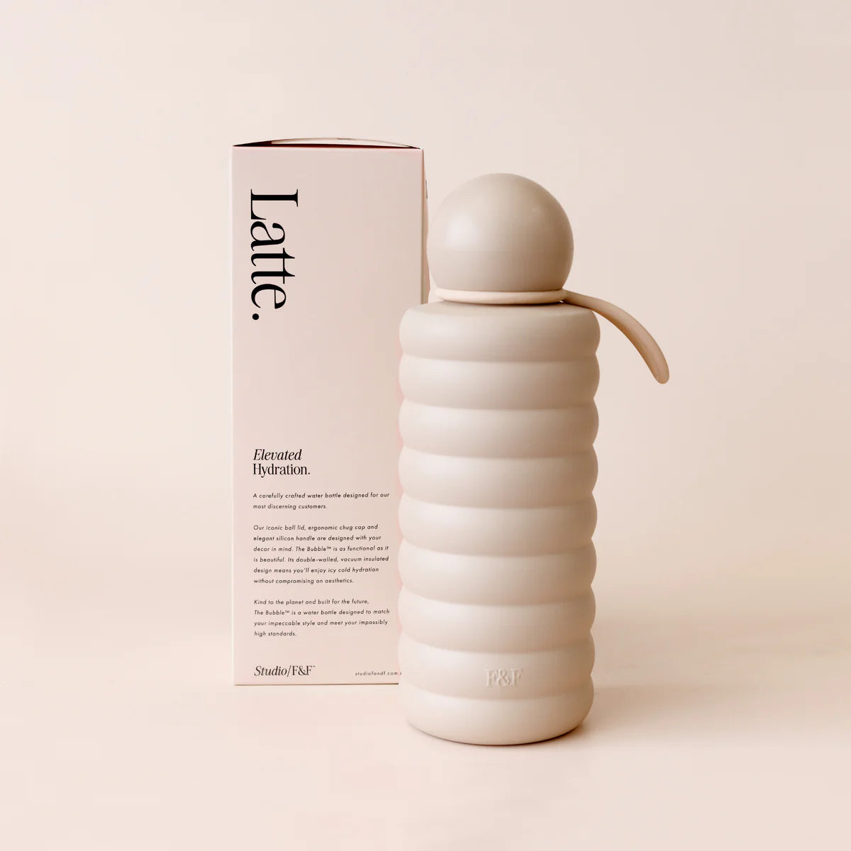 Fox & Fallow The Bubble Water Bottle 700ml - Latte