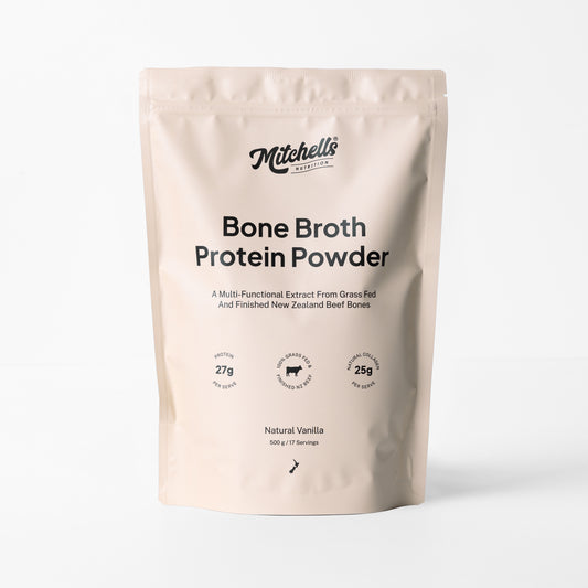 Mitchells Nutrition Bone Broth Protein Powder Vanilla 500g