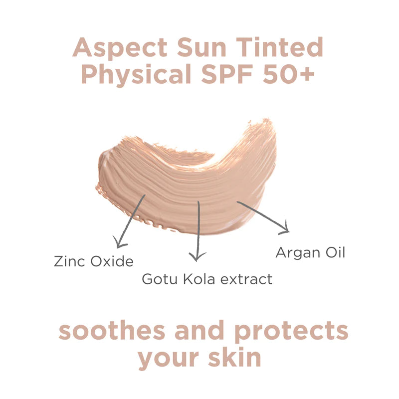 Aspect Tinted Physical Sunscreen SPF50