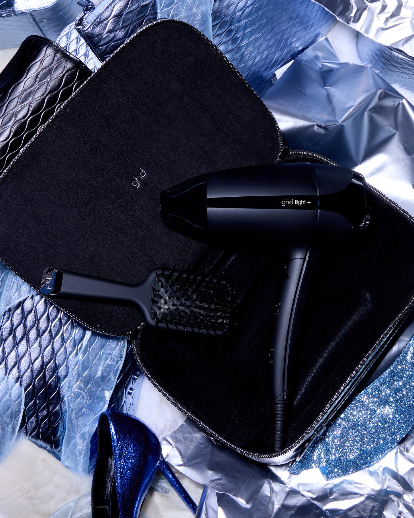 GHD Flight+ Travel Hair Dryer Gift Set