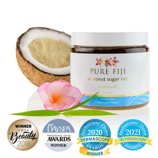 Pure Fiji Sugar Rub  Coconut 457ml