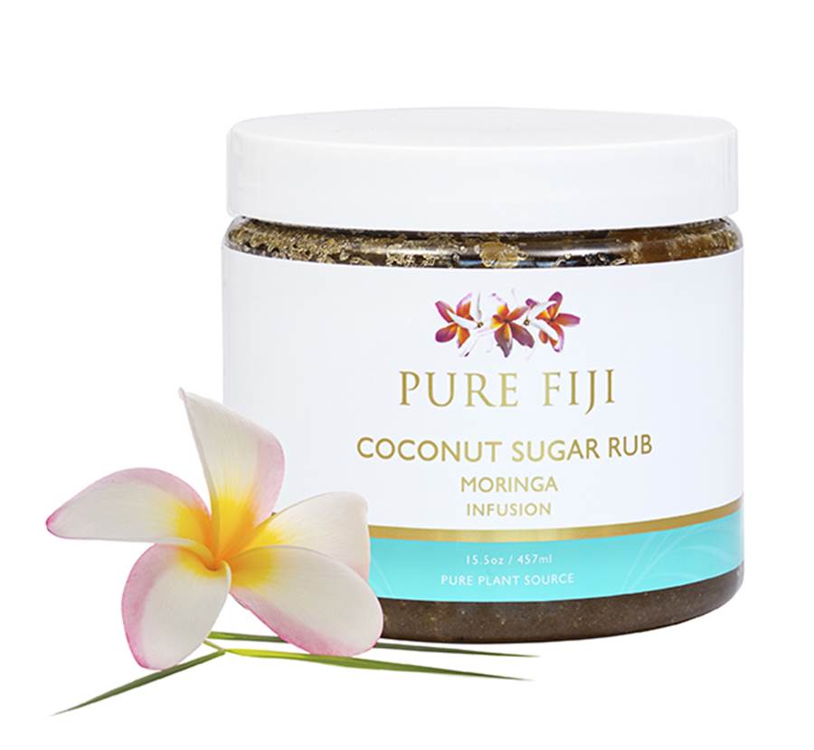 Pure Fiji Sugar Rub Moringa 457ml