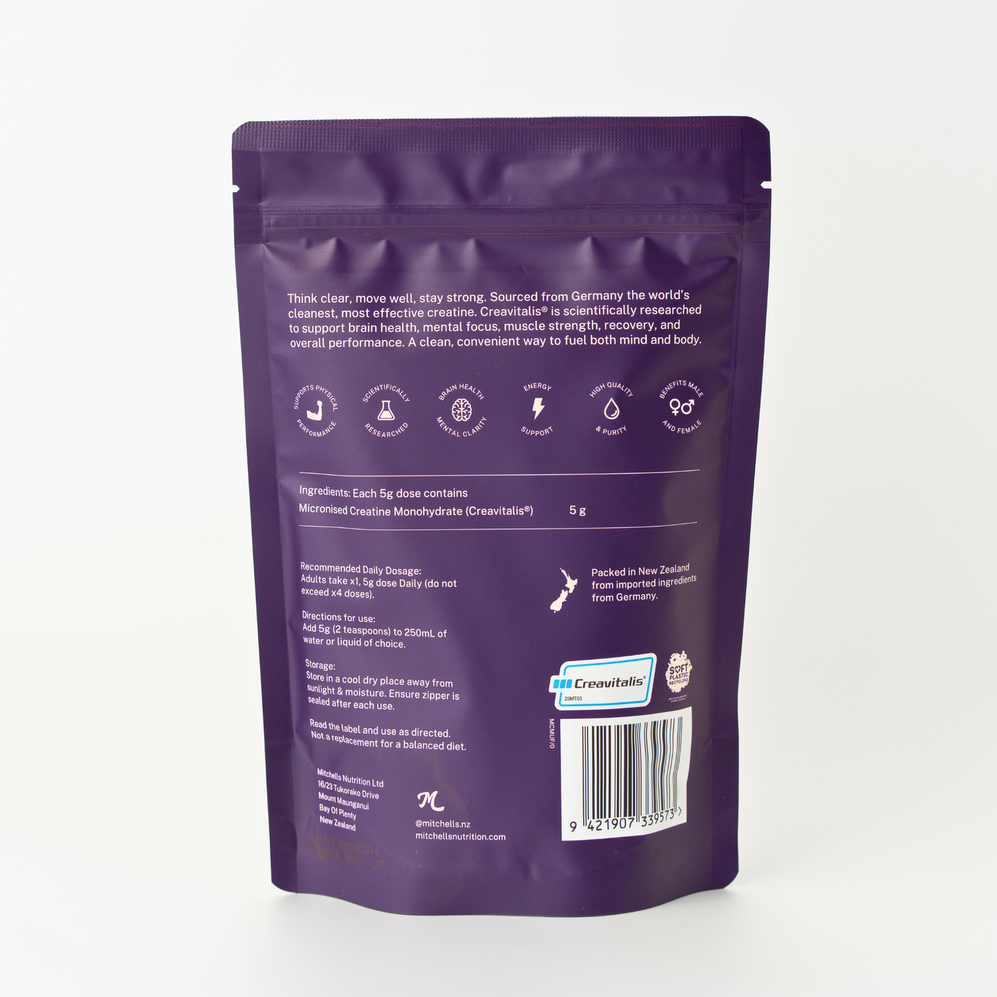 Mitchell's Creatine Monohydrate 200g