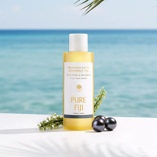 Pure Fiji Exotic Bath & Body Oil Black Peal & Sea Grapes 240ml