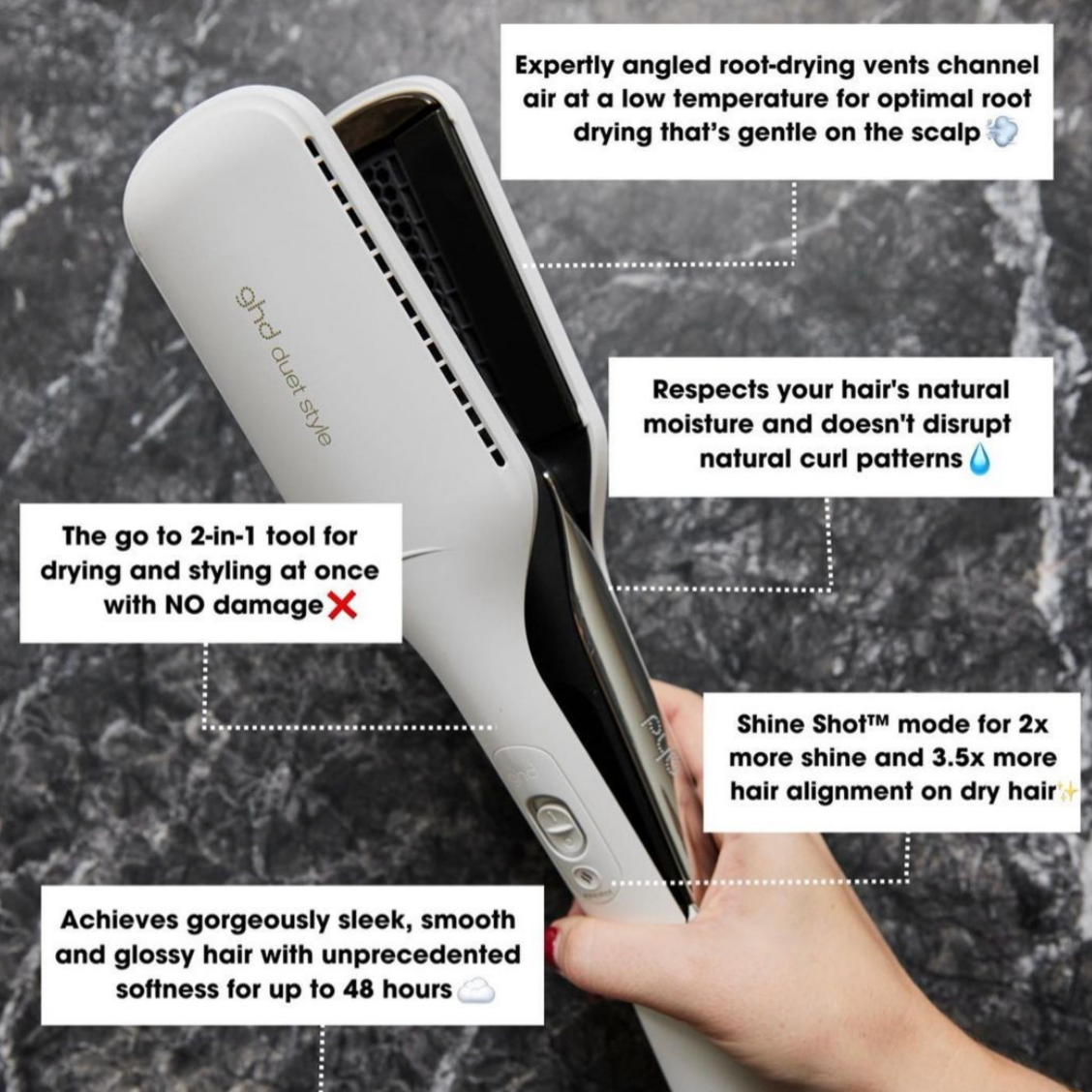 GHD Duet Style - White