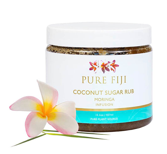 Pure Fiji Sugar Rub Moringa 457ml