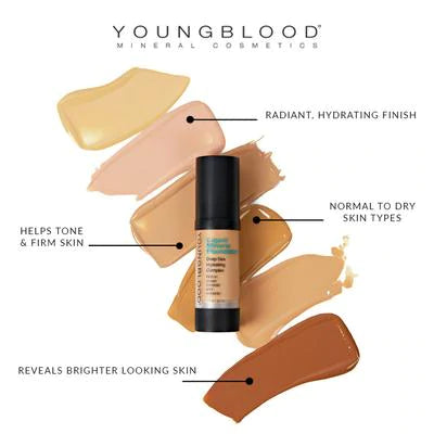 Youngblood Liquid Mineral Foundation Pebble 30ml
